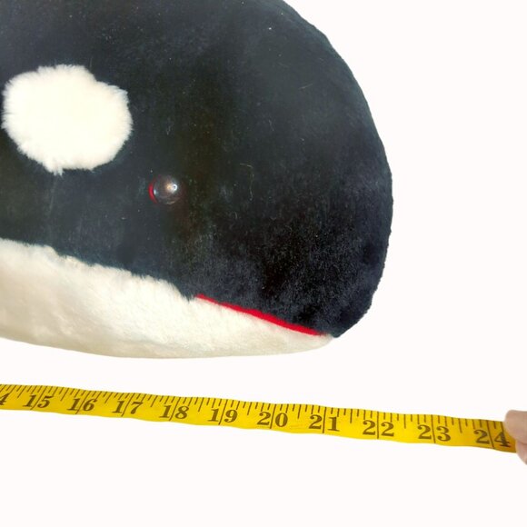 Sea World 1986 Shamu Orca Killer Whale Plush Toy Stuffed Animal 22" - Picture 6 of 7